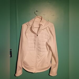 Women's White Hooded Jacket